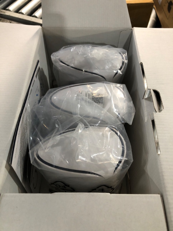 Photo 1 of **FOR PARTS ONLY*****************
NETGEAR Orbi 370 Series Dual-Band WiFi 7 Mesh Network System for Home (RBE373) – Wireless Router + 2 Extenders, Security Features, 5 Gbps, Covers 6,000 sq.ft., 70 Devices, 2.5GB Internet Port, BE5000