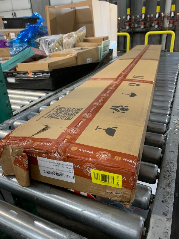 Photo 1 of ***FACTORY SEALED - OPENED FOR INSPECTION***Avana Acoustic Wood Wall Panels – 93.2x11.25 Inch Panels – Fits 94x12 Layout – Walnut Acoustic Panels 4 PCs – Wall Panels for Interior Wall Decor for Homes, Offices – Durable Wood Panels for Wall