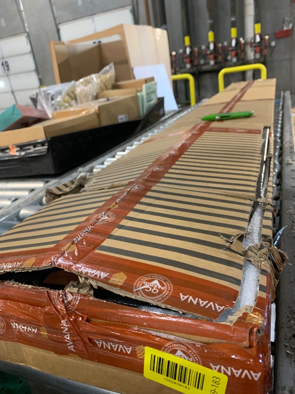 Photo 1 of ***FACTORY SEALED - OPENED FOR INSPECTION***Avana Acoustic Wood Wall Panels – 93.2x11.25 Inch Panels – Fits 94x12 Layout – Walnut Acoustic Panels 4 PCs – Wall Panels for Interior Wall Decor for Homes, Offices – Durable Wood Panels for Wall