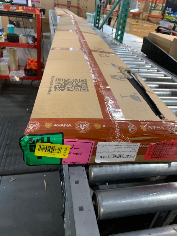 Photo 1 of ***FACTORY SEALED - OPENED FOR INSPECTION***Avana Acoustic Wood Wall Panels – 93.2x11.25 Inch Panels – Fits 94x12 Layout – White Oak Acoustic Panels 4 PCs – Wall Panels for Interior Wall Decor for Homes, Offices – Durable Wood Panels for Wall