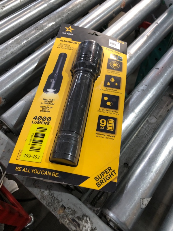 Photo 1 of ***STOCK PHOTO FOR REFERENCE ONLY***WdtPro High-Powered LED Flashlight S3000, Super Bright Flashlights - High Lumen, IP67 Water Resistant, 3 Modes and Zoomable for Camping, Emergency, Hiking, Gift