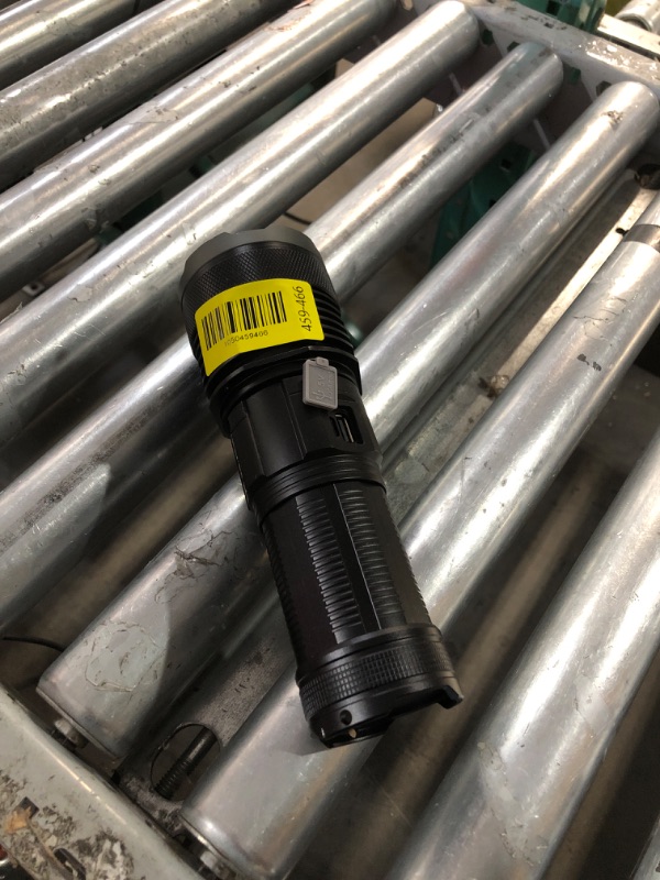Photo 1 of **NO BATTERIES INCLUDED*****STOCK PHOTO FOR REFERENCE ONLY***7000 Lumen Rechargeable Flashlight Dual Power with USB Ports Adjustable Beam Focus AA Battery Option Aluminum Body 3 Modes for Home Camping Work