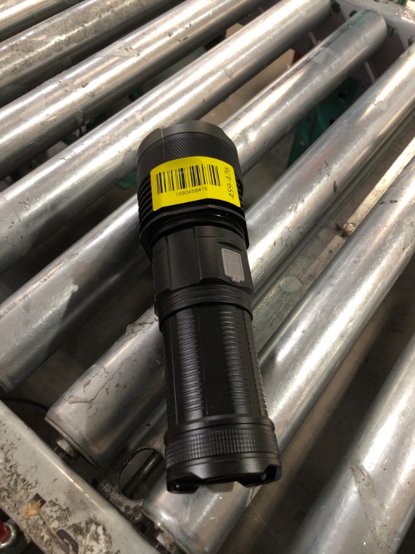 Photo 1 of ***STOCK PHOTO FOR REFERENCE ONLY***7000 Lumen Rechargeable Flashlight Dual Power with USB Ports Adjustable Beam Focus AA Battery Option Aluminum Body 3 Modes for Home Camping Work