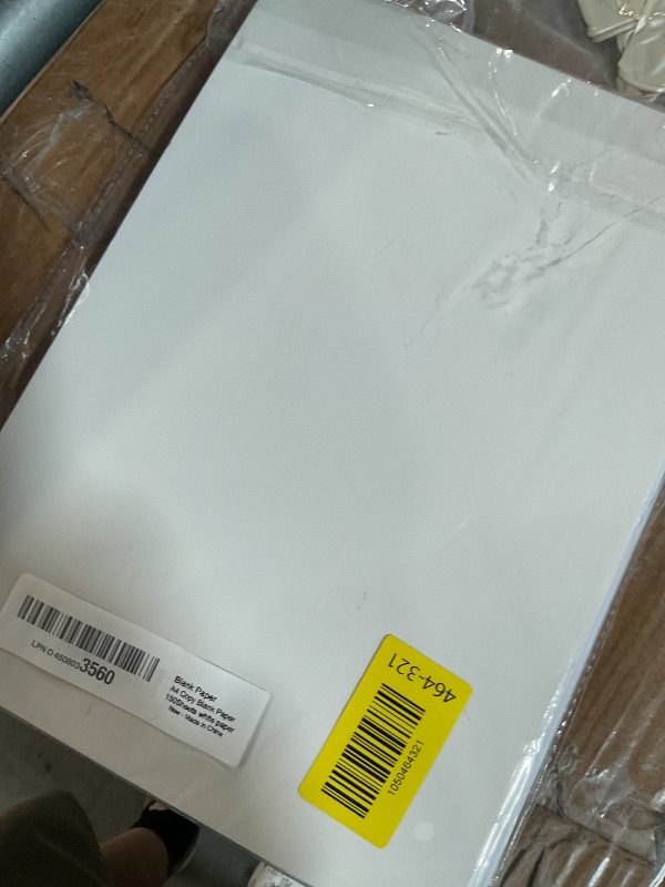 Photo 1 of (3-Pack) Premium Printer Paper, A4 (8.3"x 11.7") Blank Copy Paper, Unpunched, Blank Papers, 28lb Bond/100gsm, 150 Sheets/300 Pages