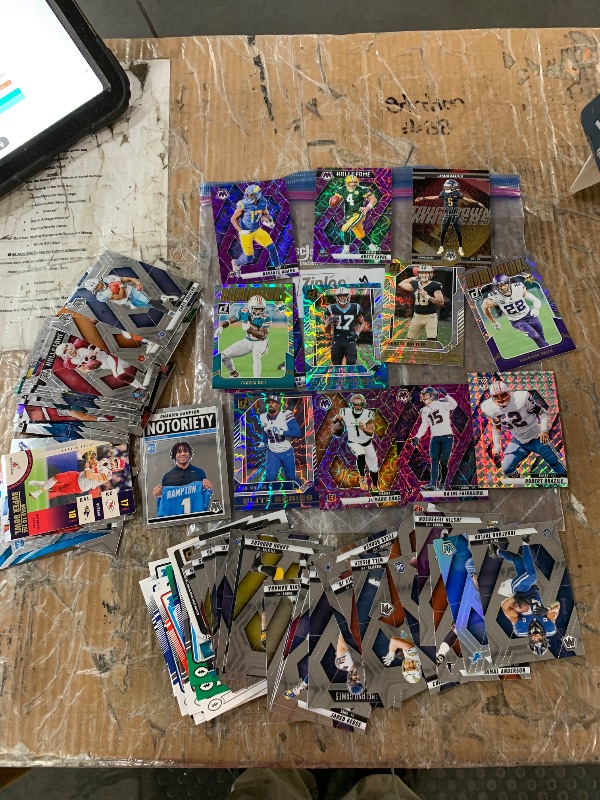 Photo 1 of Miscellaneous Topps NFL Football Training Cards (80 Card Bundle)