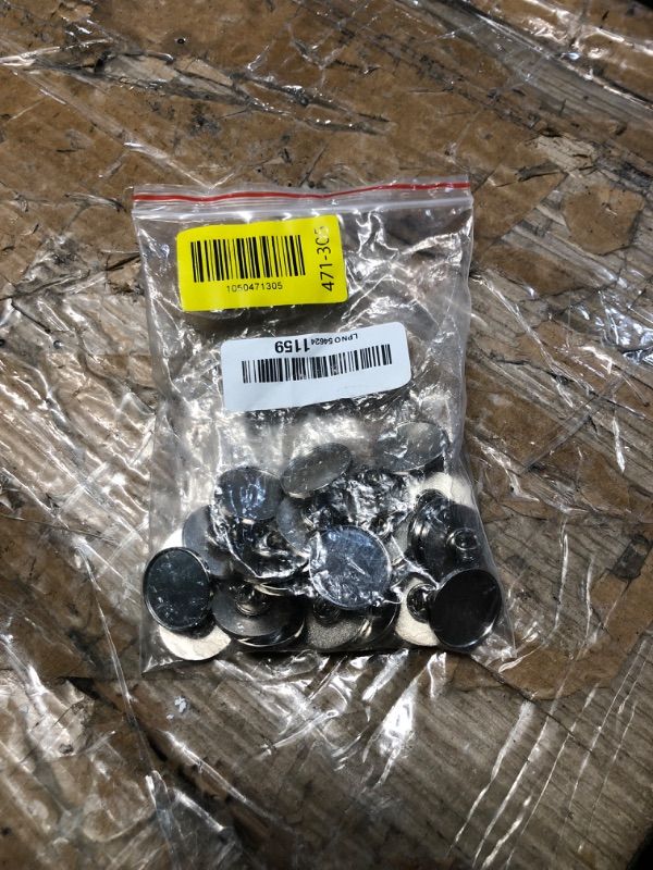 Photo 1 of ***LESS THAN 100 PCS*** Zeyune 100 Pcs Sublimation Buttons Blanks with Pins, 0.98 Inch Sublimation Lapel Pins Buttons Blanks Heat Transfer Aluminum Sheet Badge Kit for DIY Crafts Making School Supplies Birthday Party Favors