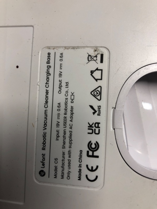 Photo 1 of ***MISSING PARTS***
Lefant Robot Vacuum Cleaner, Strong Suction, 120 Mins Runtime, Slim, Low Noise, Automatic Self-Charging, Wi-Fi/App/Alexa Control, Ideal for Pet Hair Hard Floor and Daily Cleaning, M210
