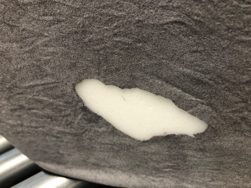 Photo 1 of ***DAMAGED - SEE NOTES/PICTURES*** PAWSCRAT Pet Stairs for Dogs 4-Step, 19.6" H Pet Stairs for High Bed, Couch Sofa & Chair, 30D Material Soft Foam Dog Steps with Non-Slip Bottom Surface Removable Washable Cover, Grey