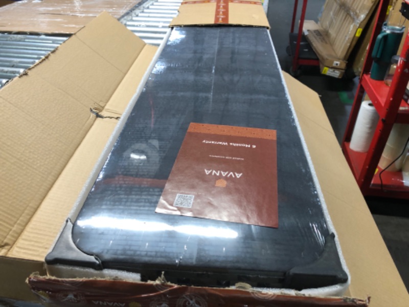 Photo 1 of ***FACTORY SEALED - OPENED FOR INSPECTION***Avana Acoustic Wood Wall Panels – 93.2x11.25 Inch Panels – Fits 94x12 Layout – Dark Walnut Acoustic Panels 4 PCs – Wall Panels For Interior Wall Decor for Homes, Offices – Durable Wood Panels For Wall
