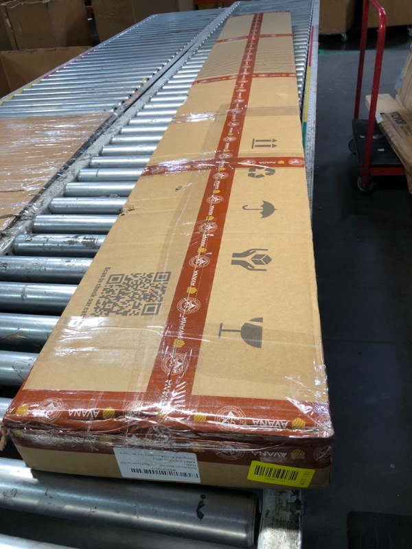 Photo 1 of ***FACTORY SEALED - OPENED FOR INSPECTION***Avana Acoustic Wood Wall Panels – 93.2x11.25 Inch Panels – Fits 94x12 Layout – Dark Walnut Acoustic Panels 4 PCs – Wall Panels For Interior Wall Decor for Homes, Offices – Durable Wood Panels For Wall