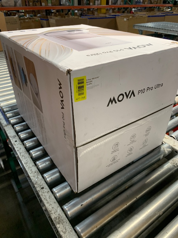 Photo 1 of ***FACTORY SEALED *** MOVA - Refurbished Excellent - P10 Pro Ultra Robot Vacuum and Mop, Extenable Mop, Edge-to-Edge Cleaning,13000 Pa Suction, CleanLift System, Hot Water - White