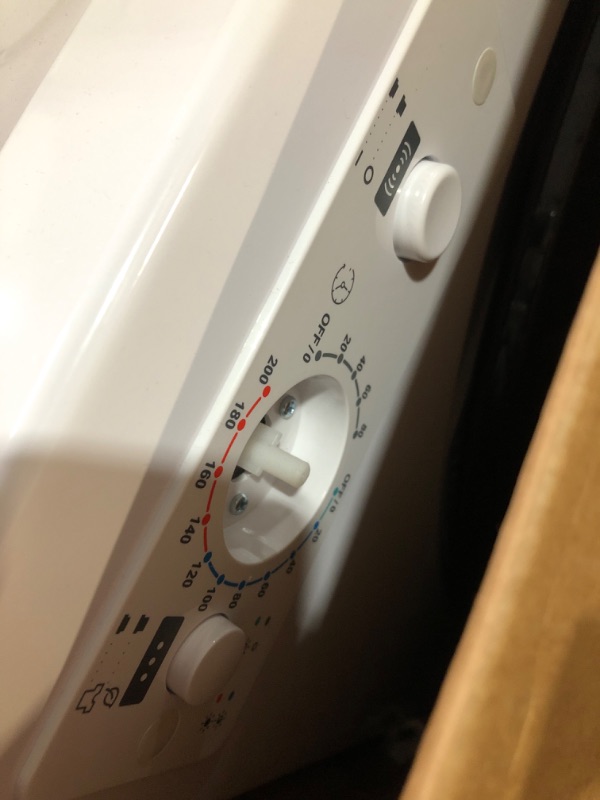 Photo 1 of ***DAMAGED - SEE NOTES/PICTURES***BLACK+DECKER 3.0 Cu. Ft. Portable Washer, 26.5 lb. Capacity Washing Machine, 6 Cycles, Quick Connect Sink Adapter and Drain Hose Included, Transparent Lid & LED Display, BPW30MW, White