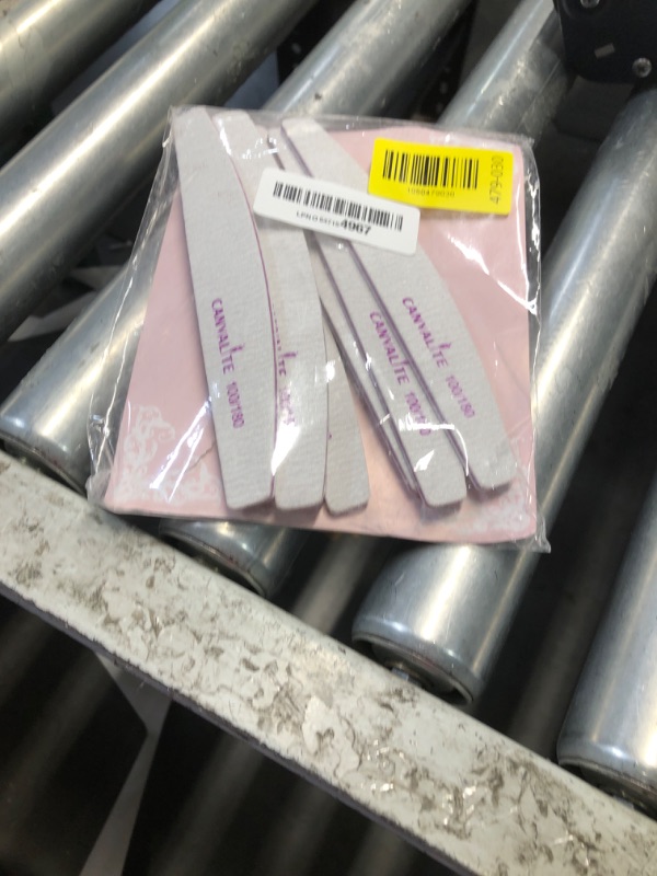 Photo 1 of ***PARTIAL SET - PRICE ADJUSTED***Canvalite 10 PCS Nail File Professional Nail Files Reusable Double Sided Emery Board(100/180 Grit) Nail Styling Tools for Home and Salon Use Christmas Gifts for Women