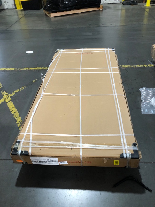 Photo 1 of ***FACTORY SEALED - OPENED FOR INSPECTION*** ***TRUCK/TRAILER PICKUP ONLY*** Shower Doors, 56–60'' W x 72'' H Sliding Glass Shower Door, Matte Black Aluminum Frame, 1/4'' (6mm) High-Strength Tempered Glass, for Walk-in Showers