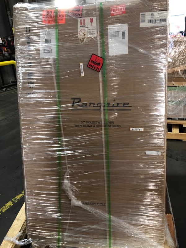 Photo 1 of ***FACTORY SEALED - OPENED FOR INSPECTION*** ***TRUCK/TRAILER PICKUP ONLY***    Rangaire RWOD301GS 30" Glass Touch Double Wall Oven - Stainless Steel, Electric Oven, True Convection, Self Cleaning, Easy Reach Racks