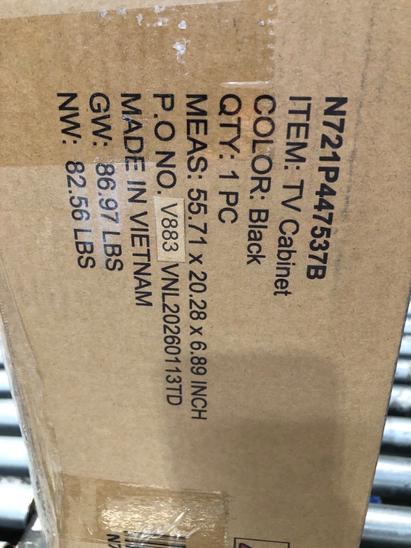 Photo 1 of ***FACTORY SEALED - OPENED FOR INSPECTION*** TV Cabinet 2/3 box