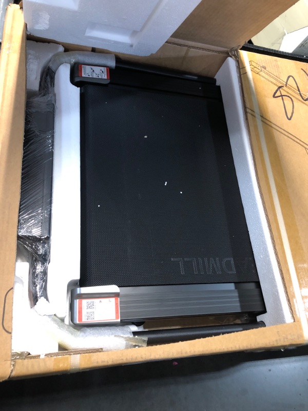 Photo 1 of ***FACTORY SEALED - OPENED FOR INSPECTION*** Acezoe Walking Pad Under Desk Treadmill with Incline, 2 in 1 Foldable Treadmills for Home Small Office, 300 lbs Capacity, Portable Compact Walking Treadmill with Remote Control, LED Display and Apps
