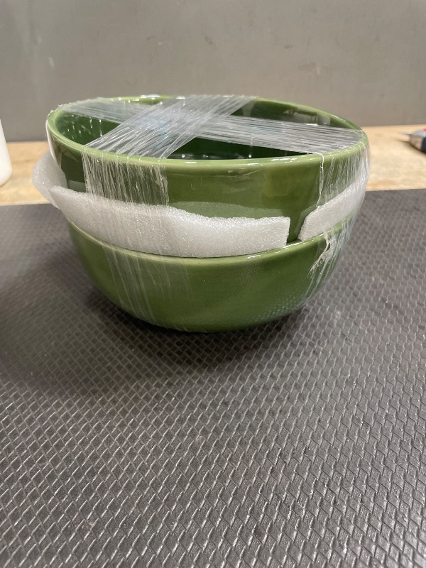 Photo 1 of 2 Green Porcelain Bowls