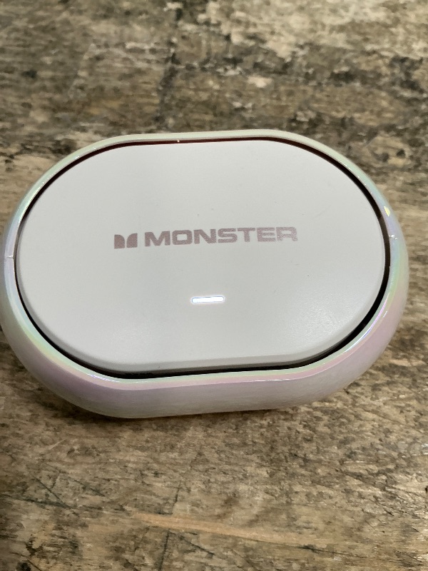 Photo 1 of **RIGHT EAR NON FUNCTIONAL** Monster Open Ear AC600 Headphones, Bluetooth 5.4 Wireless Earbuds with HiFi Stereo, Clip-On Earbuds with ENC Clear Call, 21H Playtime, IPX6 Waterproof Wireless Headphones for Exercise Sport Outdoor