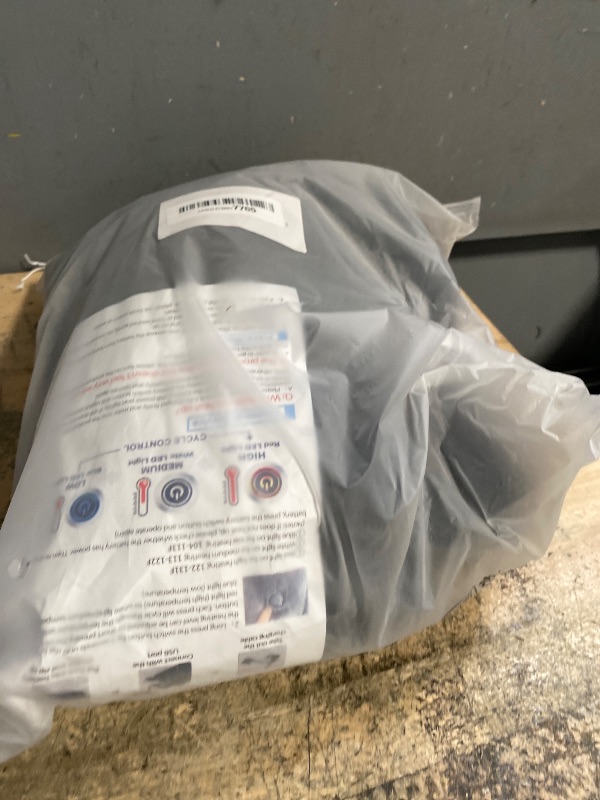 Photo 1 of *** FOR PARTS/ NON-FUNCTIONAL & MISSING CHARGING CABLE*** XPLI Heated Sleeping Bag Liner for Camping - Heated Blanket for Camping Portable Heating Sleeping Bag Pad 3 Adjustable Temperature Levels with 9 Heating Zones for Cold Weather Backpacking or Hiking