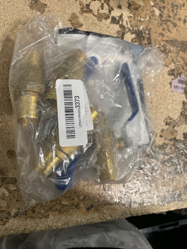 Photo 1 of 1" PEX Ball Valves, 4 Pack PEX Brass Full Port Shut Off Ball Valve, Water Shut Off Valve