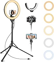 Photo 1 of ****light piece only/no stand****
UBeesize 14'' Foldable Ring Ligh, LED Selfie RingLight for iPhone ,,Circle Light for Tiktok/YouTube/Photography/Makeup/Live Stream
