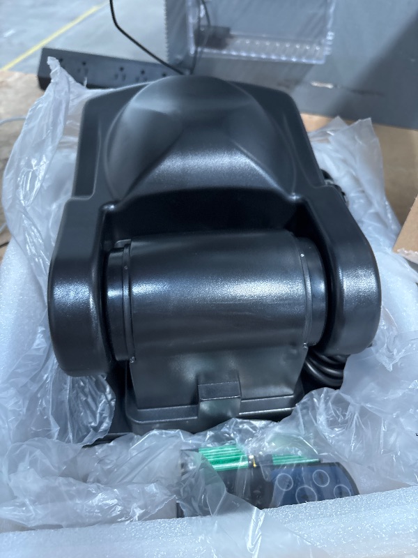 Photo 1 of ***MISSING REMOTE***Remote LED Spot Lights for Trucks, Auto-Return 360 Rotating Search Light for Truck Marine Spotlight 180 Folding Backup Lights 12V 24V, Permanent Mount