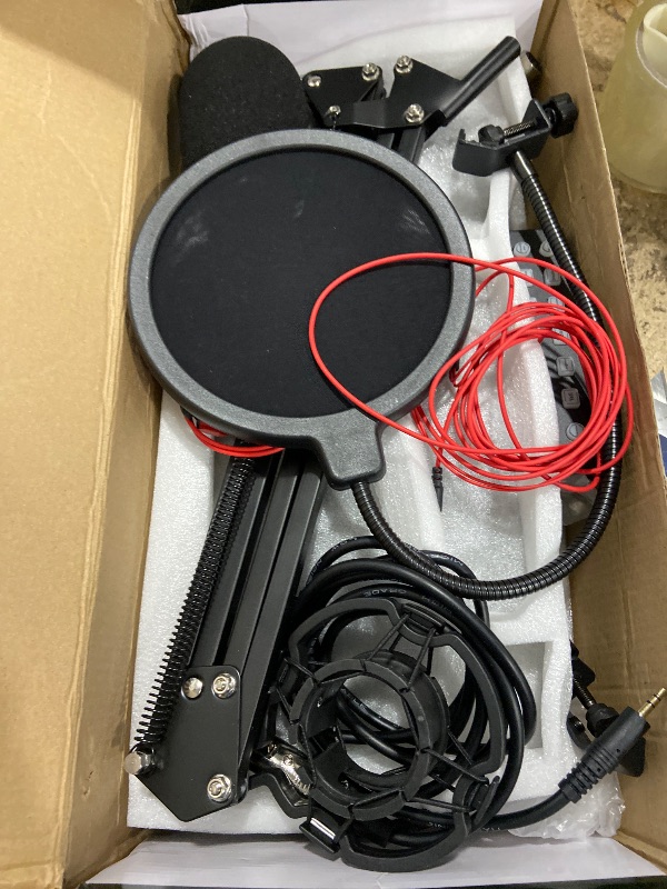 Photo 1 of (MISSING Audio Interface) Microphones for Gamer, All-in-One Audio Mixer Perfect for Live Streaming, Singing, YouTube, Gaming