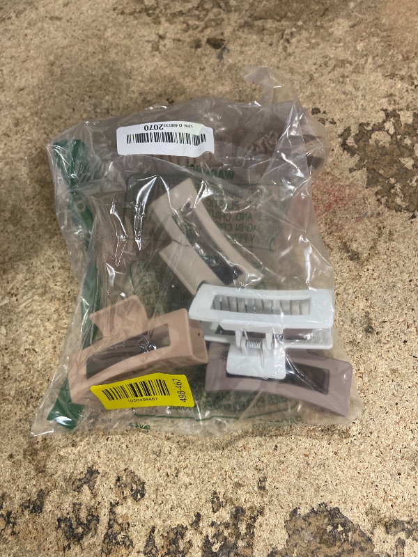 Photo 1 of 12 Pcs Medium Hair Clips for Women, 3.5 Inch Square Claw Clips, Colorful Hair Claw Clips for Thick and Thin Hair, Bulk Hair Accessories for Women and Girls- Brown