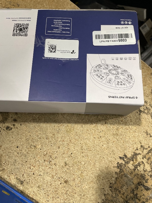 Photo 1 of ***missing hardware*** 6-Mode High Pressure Handheld Shower Head Set, Consumer Reports Recommended HOPOPRO High Flow Hand Held Showerhead with 59 Inch Hose Bracket Teflon Tape Rubber Washers