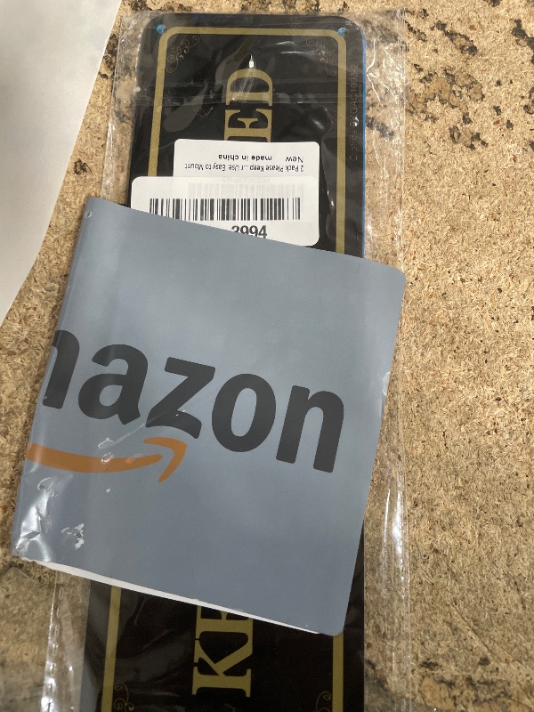 Photo 1 of 2 Pack Please Keep Gate Closed Sign, 10 x 3 Inches Rust Free Aluminum Metal Warning Sign, UV Resistant, Scratch, Waterproof and Weatherproof, Indoor/Outdoor Use. Easy to Mount