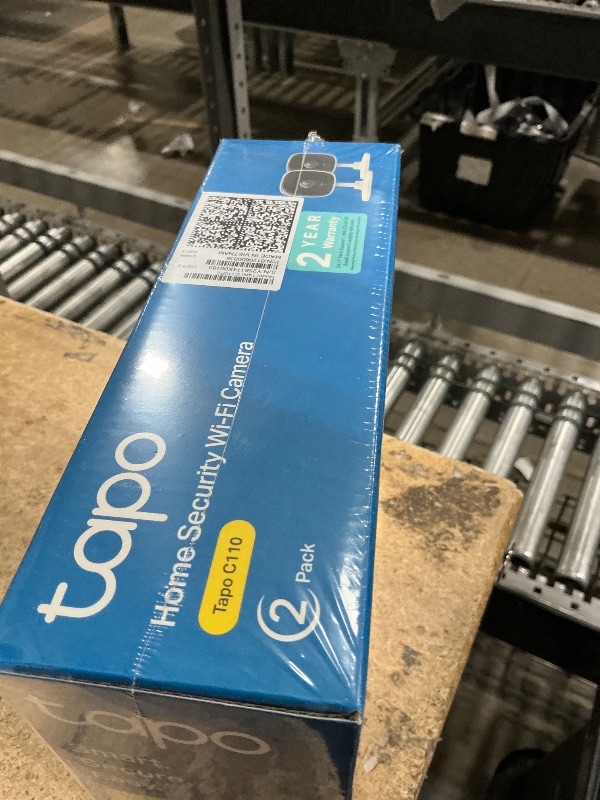 Photo 1 of *FACTORY SEALED
Tapo 2K Indoor Wired Security Camera - Works as a Baby Monitor & Pet Camera, Person/Motion/Baby Cry Detection, 2-Way Audio, Siren, Subscription-Free Local Storage or Optional Cloud, C110P2 (2-Pack)