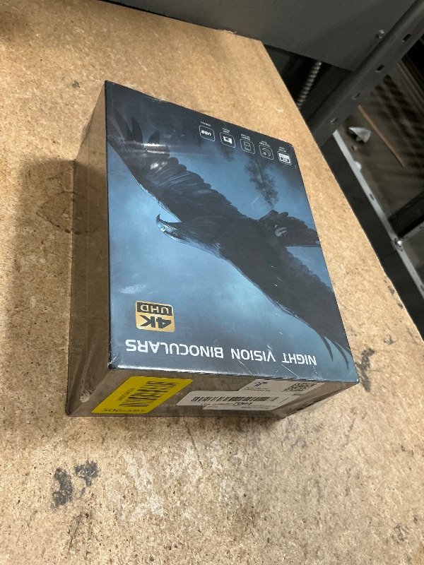 Photo 1 of *FACTORY SEALED 

HEXEUM Night Vision Goggles, 4K Night Vision Binoculars for Adults with 5000mAh Battery, 3" HD Screen & 32GB Card for Hunting, Wildlife Observation, Security