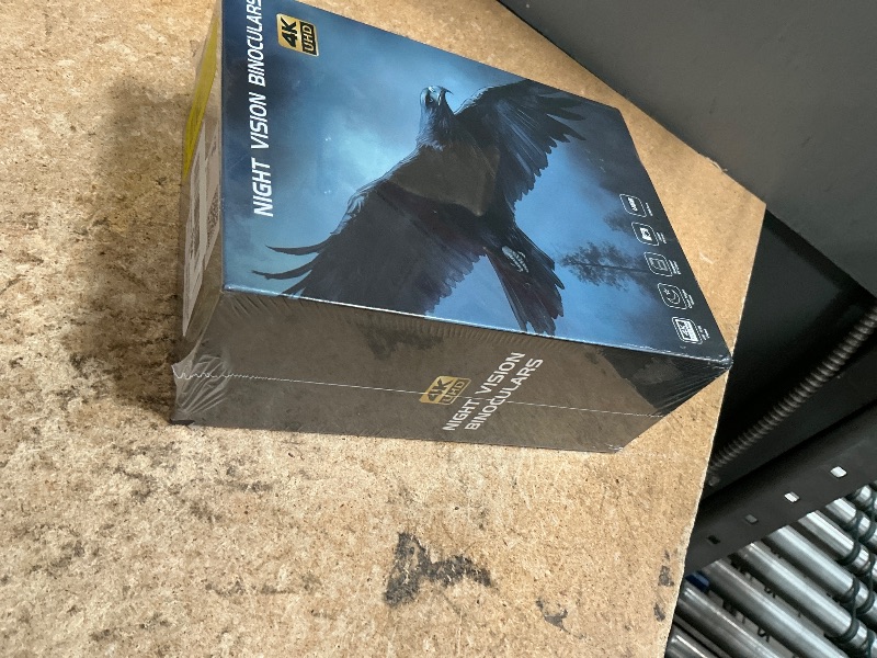 Photo 1 of *FACTORY SEALED 

HEXEUM Night Vision Goggles, 4K Night Vision Binoculars for Adults with 5000mAh Battery, 3" HD Screen & 32GB Card for Hunting, Wildlife Observation, Security