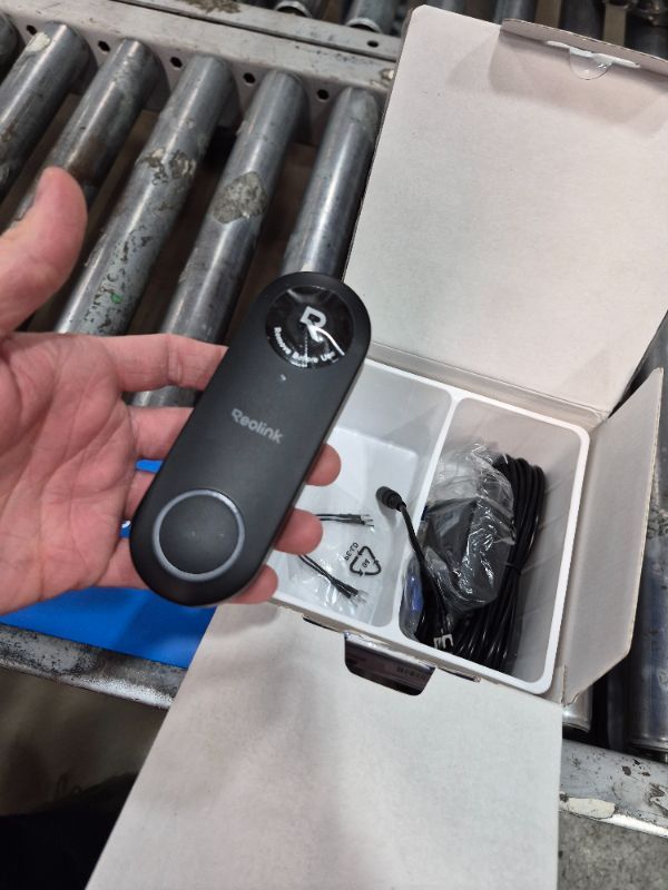 Photo 1 of ********MISSING WHITE PART**********
REOLINK Video Doorbell WiFi Camera - Wired 2K Outdoor, 5G&2.4G WiFi, 4:3 Wide View Angle, Smart Detection, Local Storage, No Subscription Front Door Home Security, Customized Chime V2