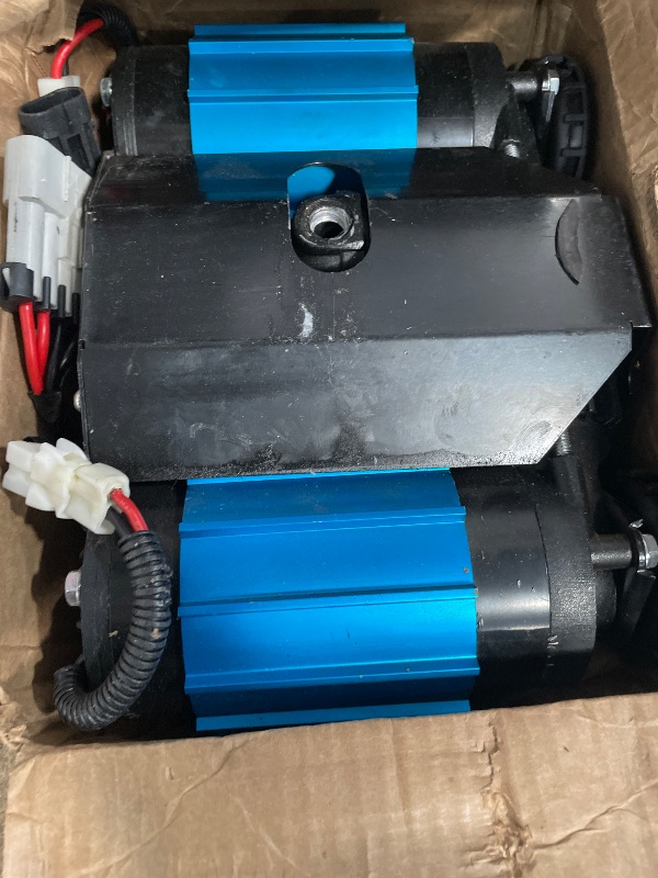 Photo 1 of ***HEAVY USE MISSING HARDWARE***GELUOXI 12V Twin Air Compressor Replacement for CKMTA12 Universal High Output On-Board Air Compressor