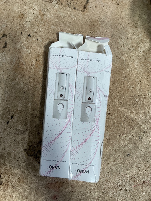 Photo 1 of ***MISSING PARTS***
Portable Nano Facial Mister Mini Facial Steamer Atomization Eyelash Extensions with Mirror & 20ml Visual Water Tank (2 Packs)