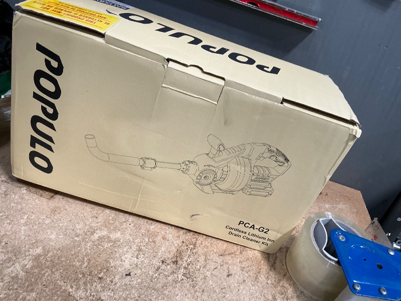 View 2 of ***MISSING PARTS***
POPULO 20V Cordless Electric Drain Snake, 25Ft Replaceable Cable with 2.0Ah Battery, Extension Tube & Charger, Snake Drain Clog Remover Tool for Toilet, Floor Drain, Sink and Shower 3/4"-2" Pipe