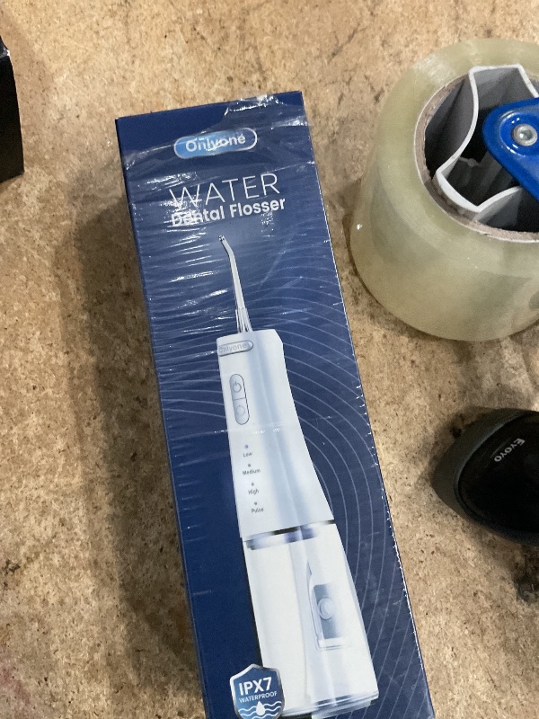Photo 1 of ***MISSING PARTS***
Onlyone Rechargeable Cordless Water Flosser with Adjustable Water Pressure for Daily Oral Care, Power Dental Flosser for Home and Travel Use, Portable Oral Irrigator for Sensitive Gums and Braces Care