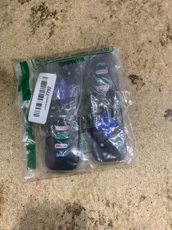 Photo 1 of (Pack of 2) Replacement Remote Control Only for Roku TV, Compatible for TCL Roku/Hisense Roku/Onn Roku/Sharp Roku/Element Roku/Westinghouse Roku/Philips Roku Smart TVs (Not for Roku Stick and Box)