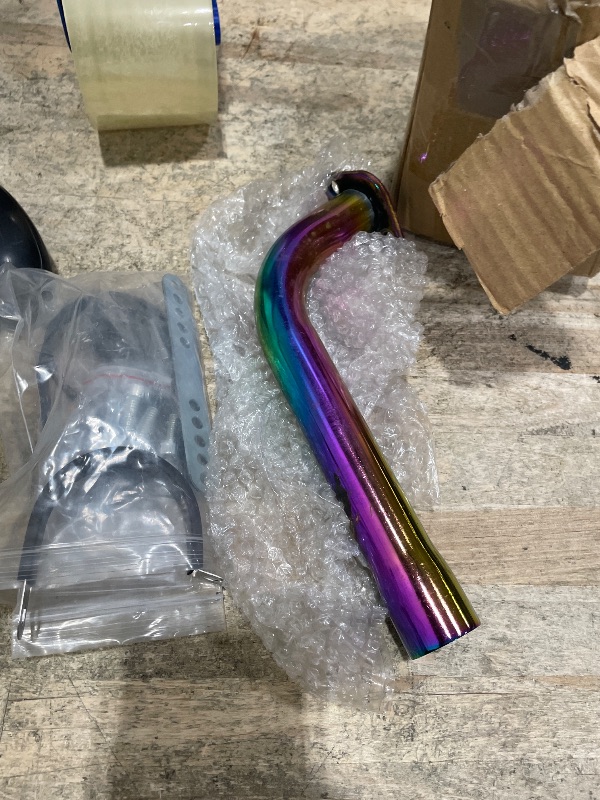 Photo 1 of ***MISSING ALMOST ALL PARTS SEE PHOTOS FOR ACCOUNTED FOR PIECES*** CILOYU PWK 24mm Carburetor Carb Exhaust Muffler Stage 2 Kit Replacement for Predator 212 224cc 196cc Coleman Mini Bike CT200U CT200U-EX BT200X Baja Warrior Trailmaster MB200 Go Kart Parts