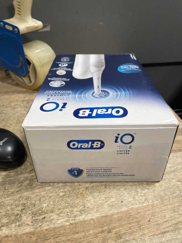 Photo 1 of *UNOPENED* Oral-B iO Simple Clean Rechargeable Electric Powered Toothbrush, Pure White with 1 Gentle Care Brush Head and 1 White Travel Case - Automatic Pressure Sensor to Protect Gums - 3 Modes -2 Min Timer