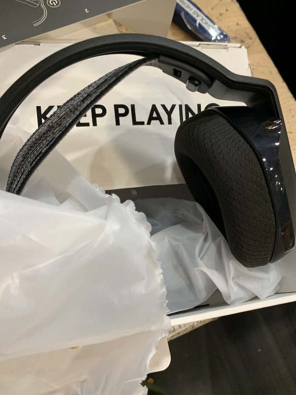 Photo 1 of **MISSING MICROPHONE PIECE** Logitech G733 Lightspeed Wireless Gaming Headset, Suspension Headband, Lightsync RGB, Blue VO!CE Mic, PRO-G Audio – Black, Gaming Headset Wireless, PC, PS5, PS4, Switch Compatible