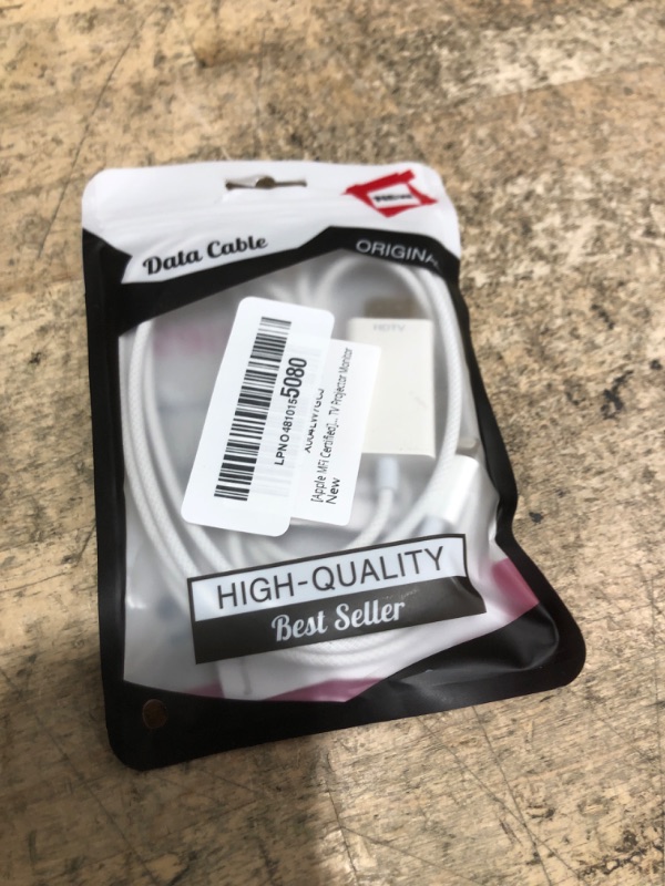 Photo 1 of [Apple MFi Certified] Apple Lightning to HDMI Cable Adapter for iPhone to TV, 1080P Digital AV Adapter Sync Screen Woven Cable Compatible for iPhone 14 13 12 11 Pro Max XS XR X to TV Projector Monitor