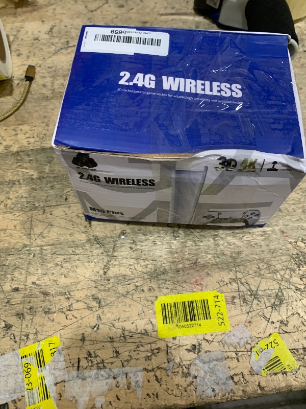 Photo 1 of 2026 New Wireless Retro Game Console, 23 Emulators and 40000+Games, Plug and Play 4K HDMI TV Game Stick, with Dual 2.4G Wireless Controllers (White)