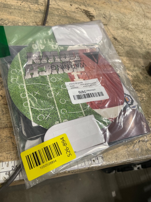 Photo 1 of 10PCS Football Party Decorations Football Table Centerpiece Football Honeycomb Centerpieces Table Toppers for Football Birthday Party Football Game