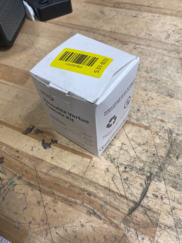 Photo 1 of ***MISSING PARTS***
Nessus Reusable Pod Kit for Nespresso Pods Vertuo, Reuse Old Coffee Pods for Nespresso Vertuo: 100 Pcs Aluminum Foil Seal Lid, Holder, Brush, Refillable Vertuo Plus Next Capsule Machine(No Pods Come)