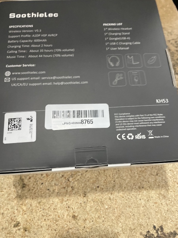 Photo 1 of (Upgraded Version) Wireless Headset, Bluetooth Headset with Noise Cancelling Microphone, Best Headphones with Mic Mute & USB Dongle for PC/Computer/Laptop/Cell Phones/Remote Work/Call Center