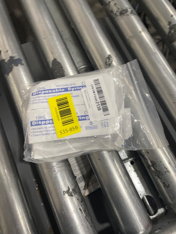 Photo 1 of 10 Pack 10ml Syringe for Liquid, Oral, Scientific Labs, Measurement, Dispensing, with Cap, 10cc Syringes