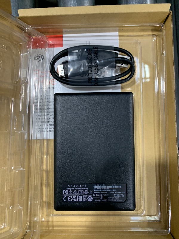 Photo 1 of ***POSSIBLY FOR PARTS ISSUES FUNCTIONING**** Seagate Portable 2TB External Hard Drive HDD — USB 3.0 for PC, Mac, PlayStation, & Xbox -1-Year Rescue Service (STGX2000400)